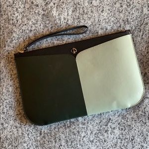 Dual Green Kate Spade Wristlet